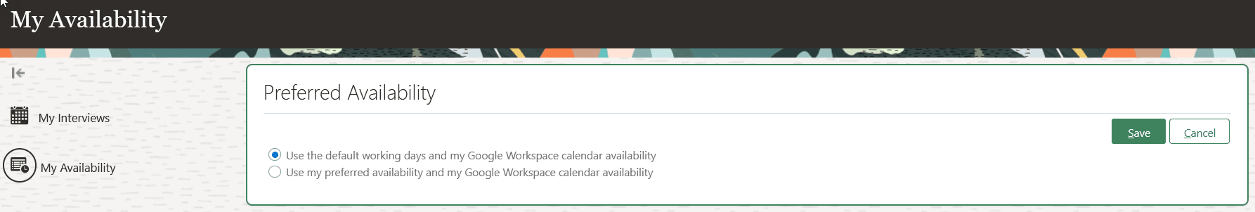 「希望時間帯」の構成