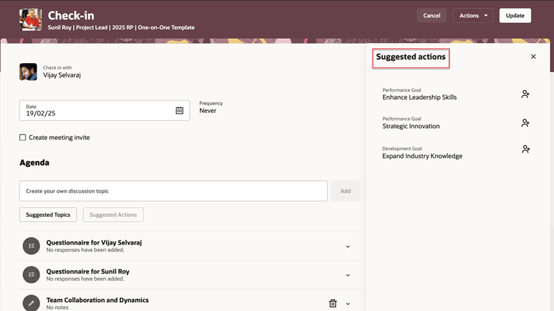 「提示処理」ドロワー