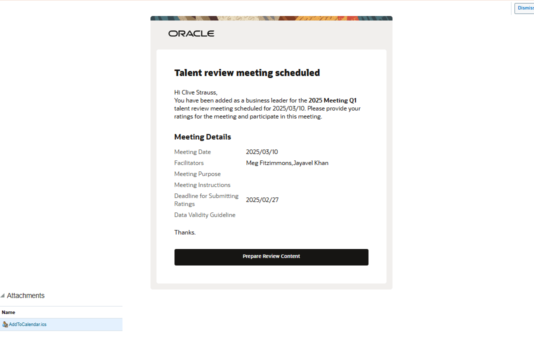 ICSファイル添付によるビジネス・リーダーへの通知