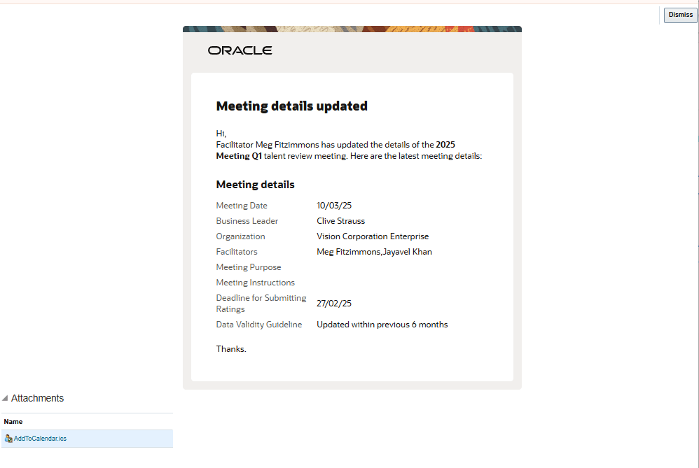 更新されたICSファイル添付による会議詳細の更新通知