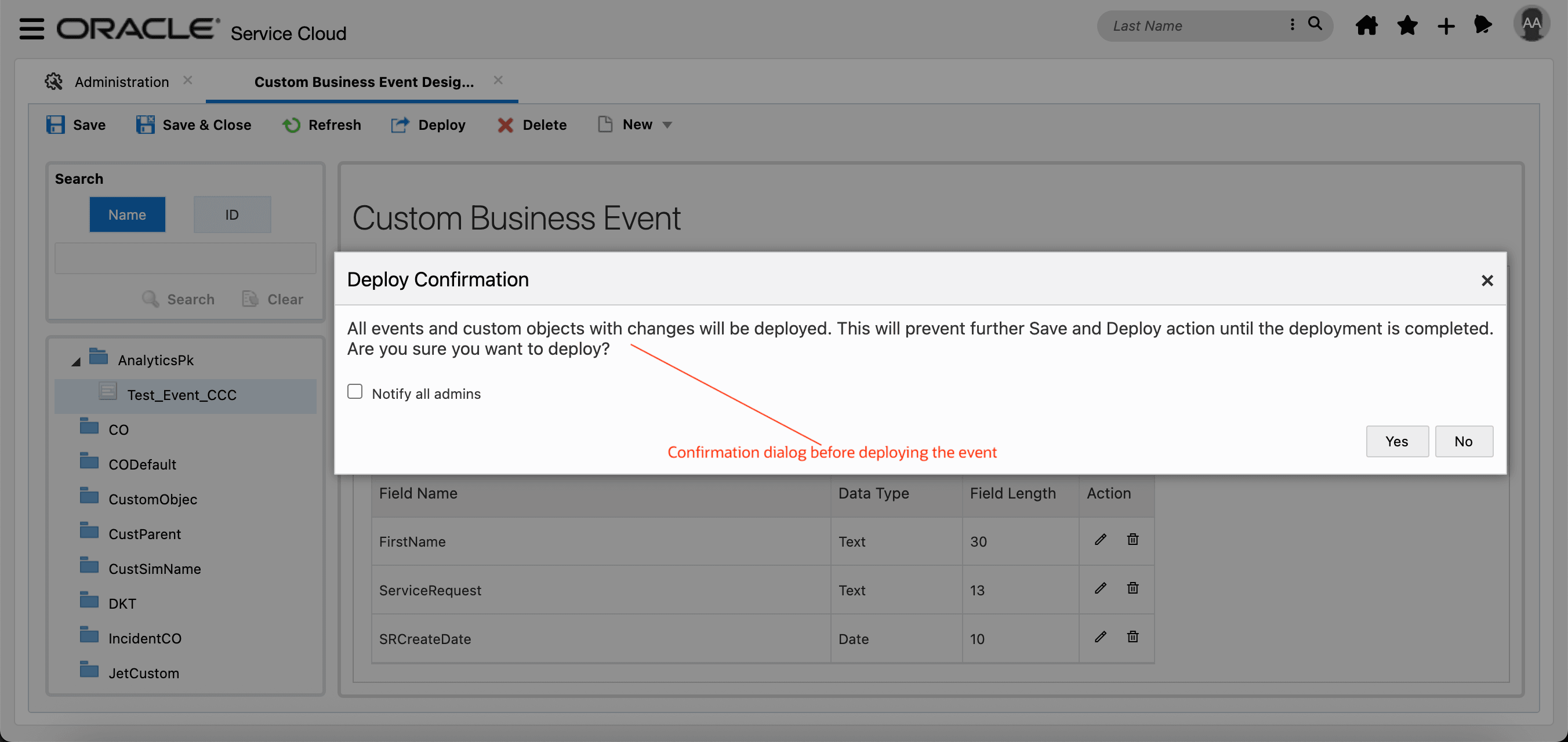 デプロイメントの確認