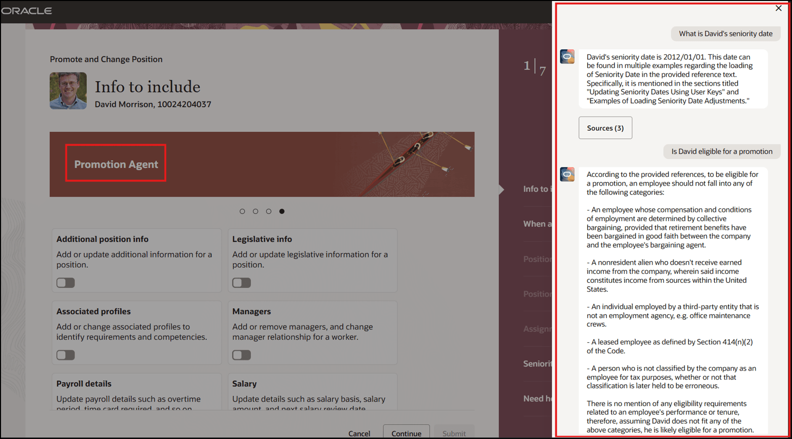 プロモーション・エージェントが回答した質問