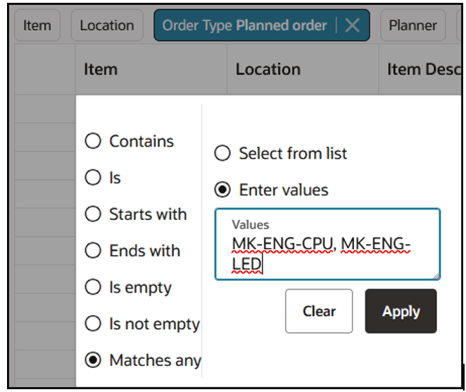 値を貼り付けた後の列フィルタ