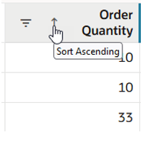 列ソートのアイコン