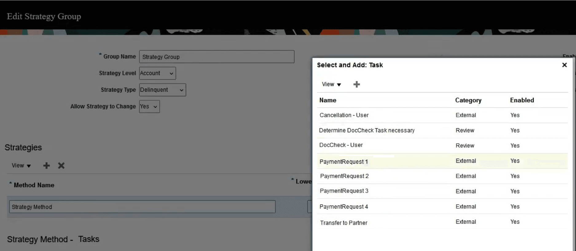 戦略 - タスクの選択
