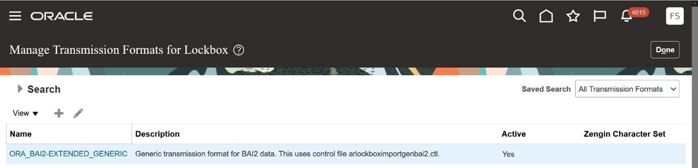 伝送フォーマットの管理
