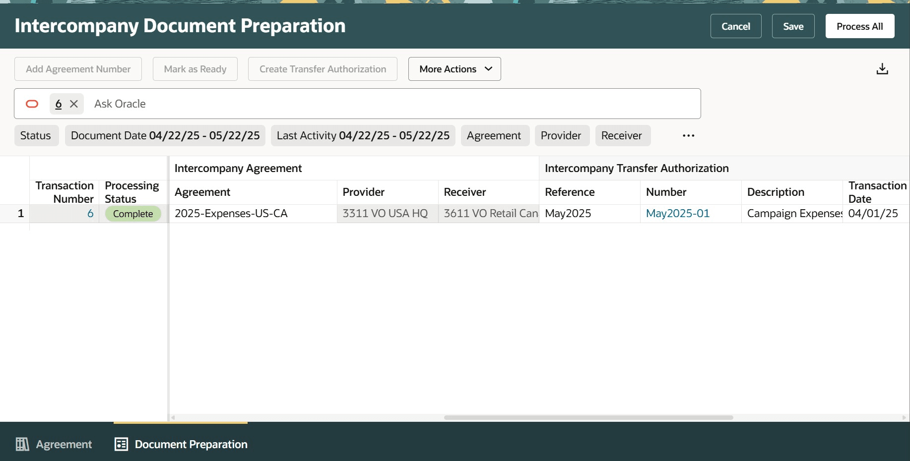 ドキュメント準備