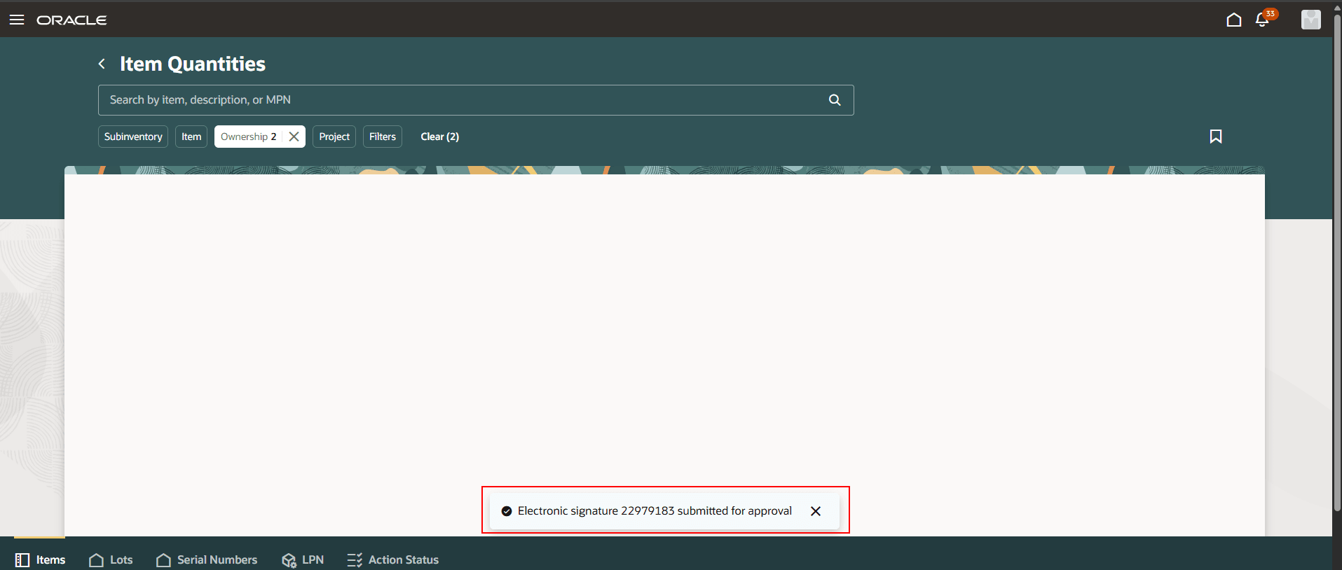 遅延モードのトースト・メッセージ
