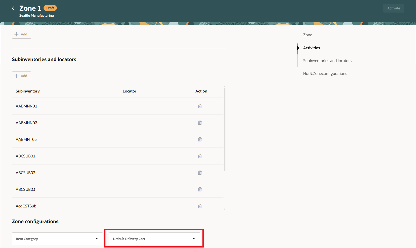 在庫ゾーン・タスク