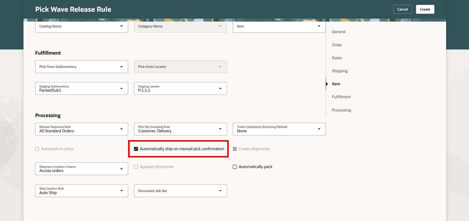 ピック・ウェーブ・リリース・ルール