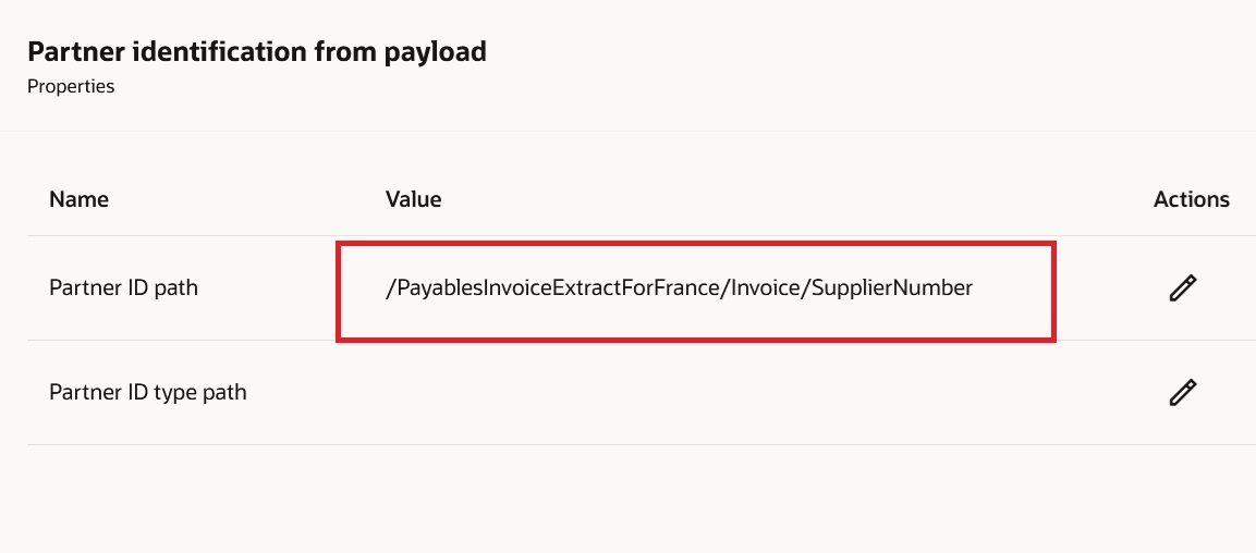 ペイロードからのパートナ識別
