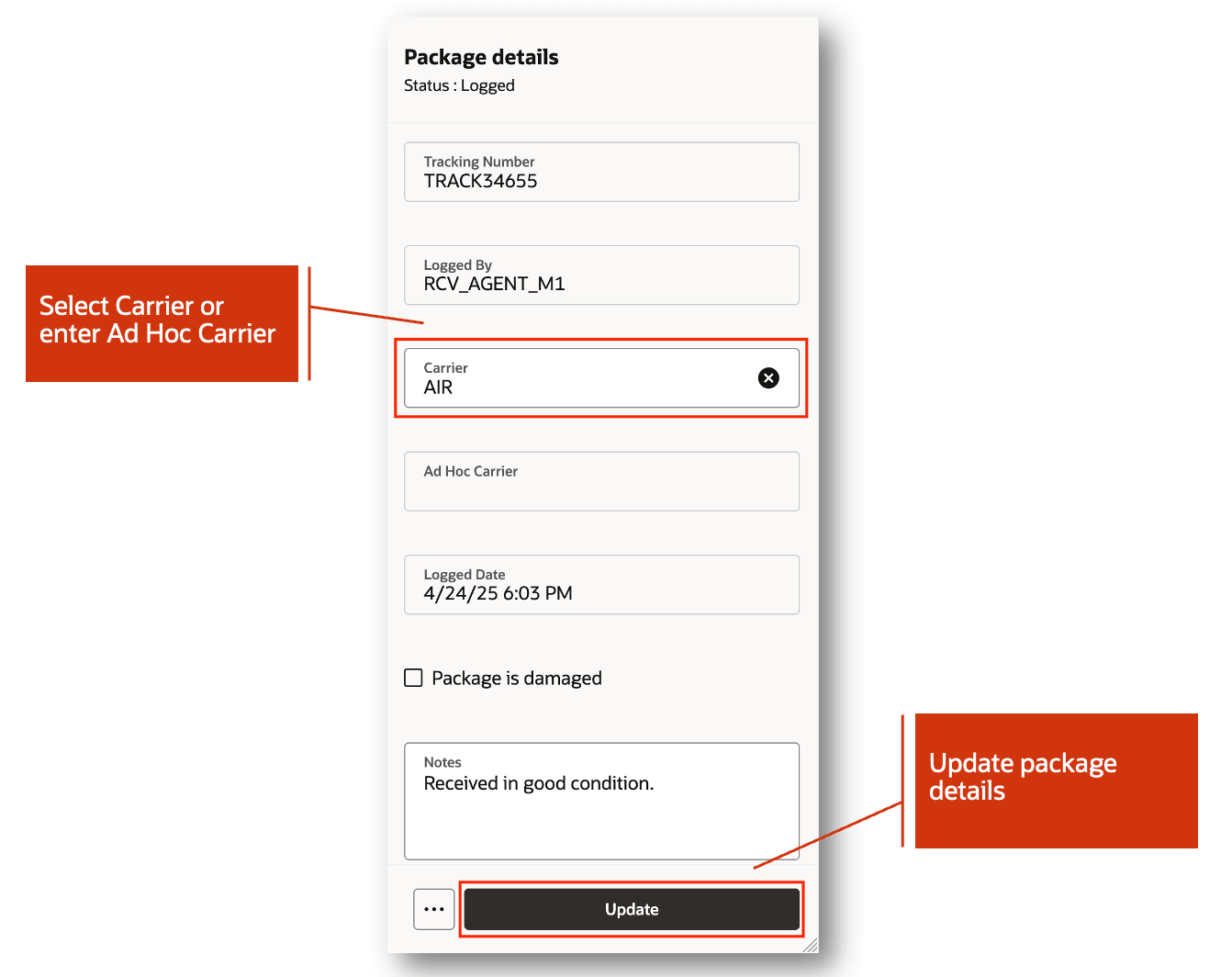 パッケージ詳細