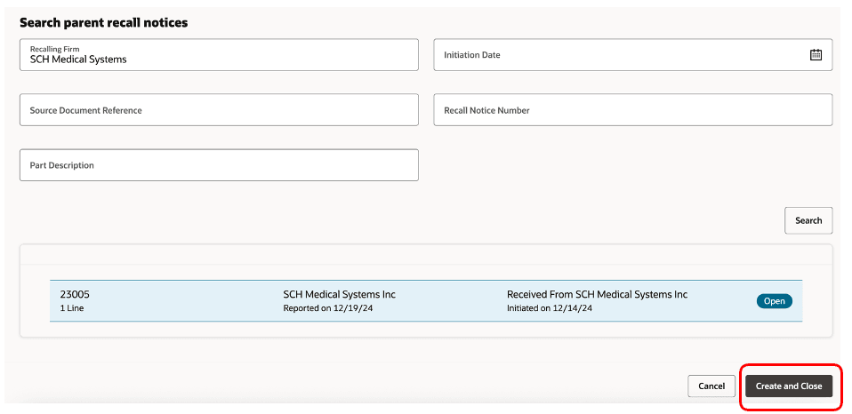 拡張リコールの作成