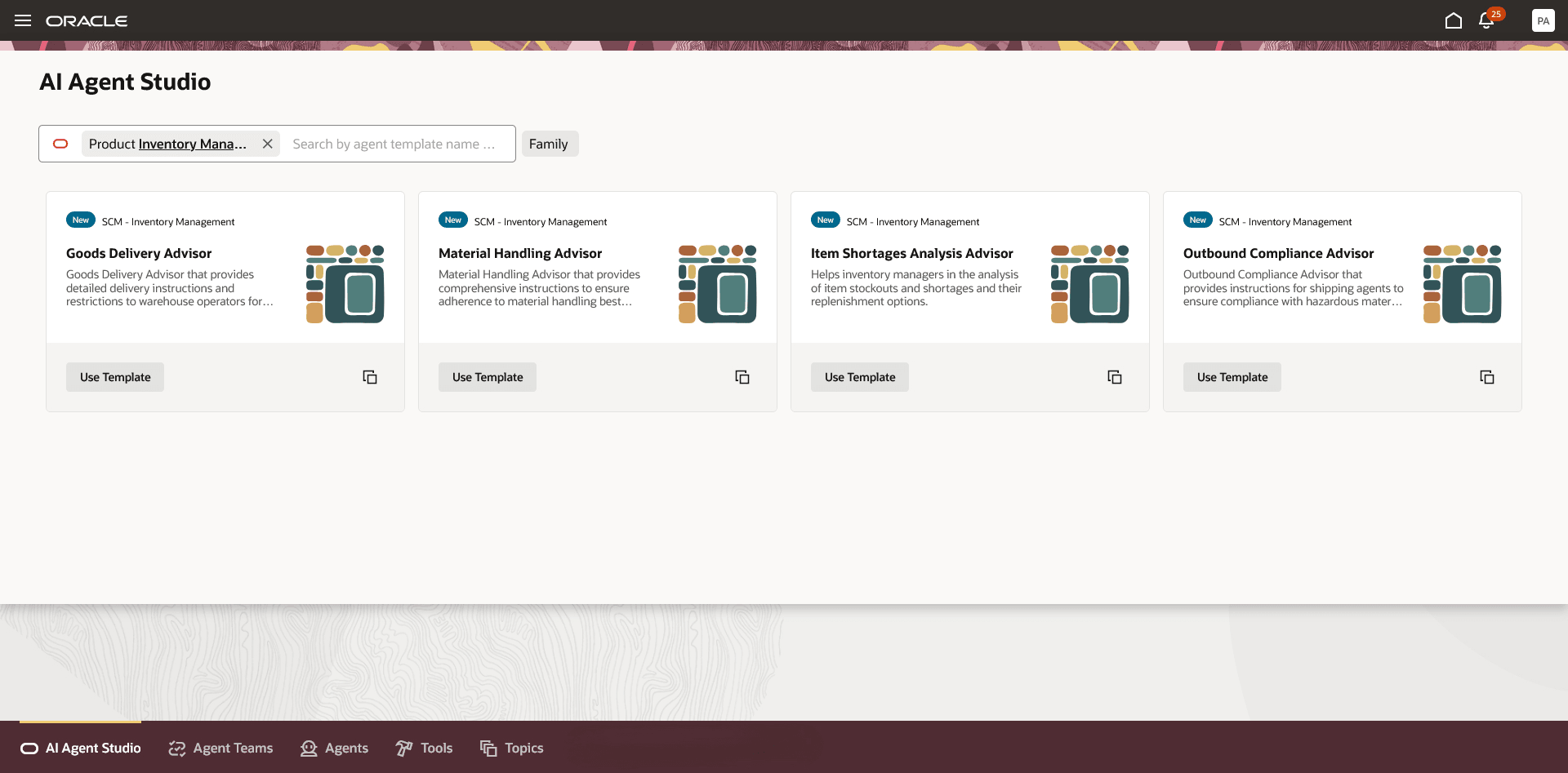 シードされたAI Agentテンプレート