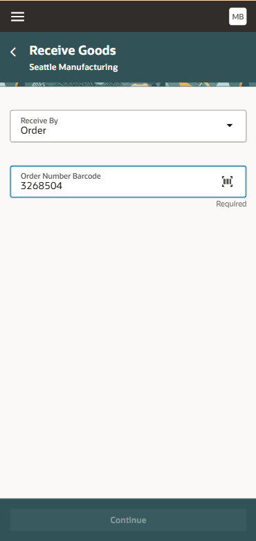 受入 - 移動中出荷