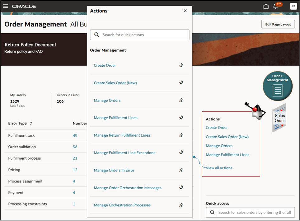 ランディング・ページ - アクション