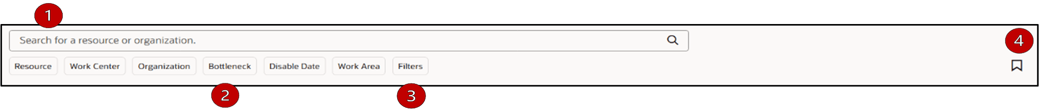 リソースの推奨フィルタ