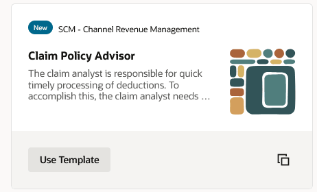 AI Agent StudioのClaim Policy Advisorテンプレート