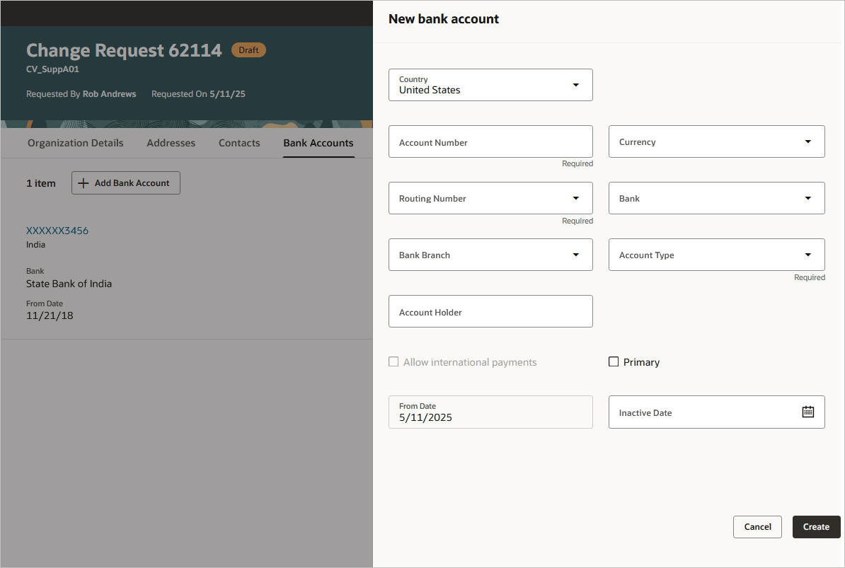 企業プロファイルの編集