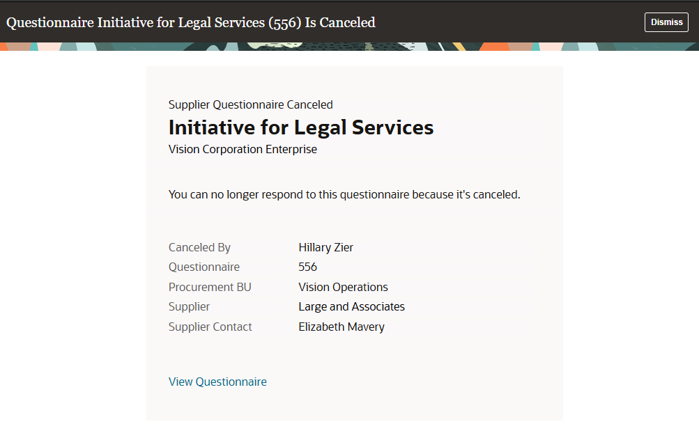 質問リスト取消済FYI通知