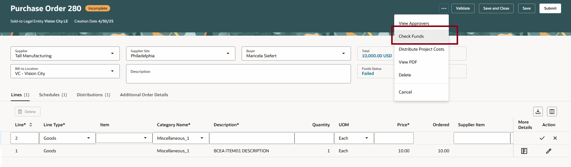 残余予算チェック処理