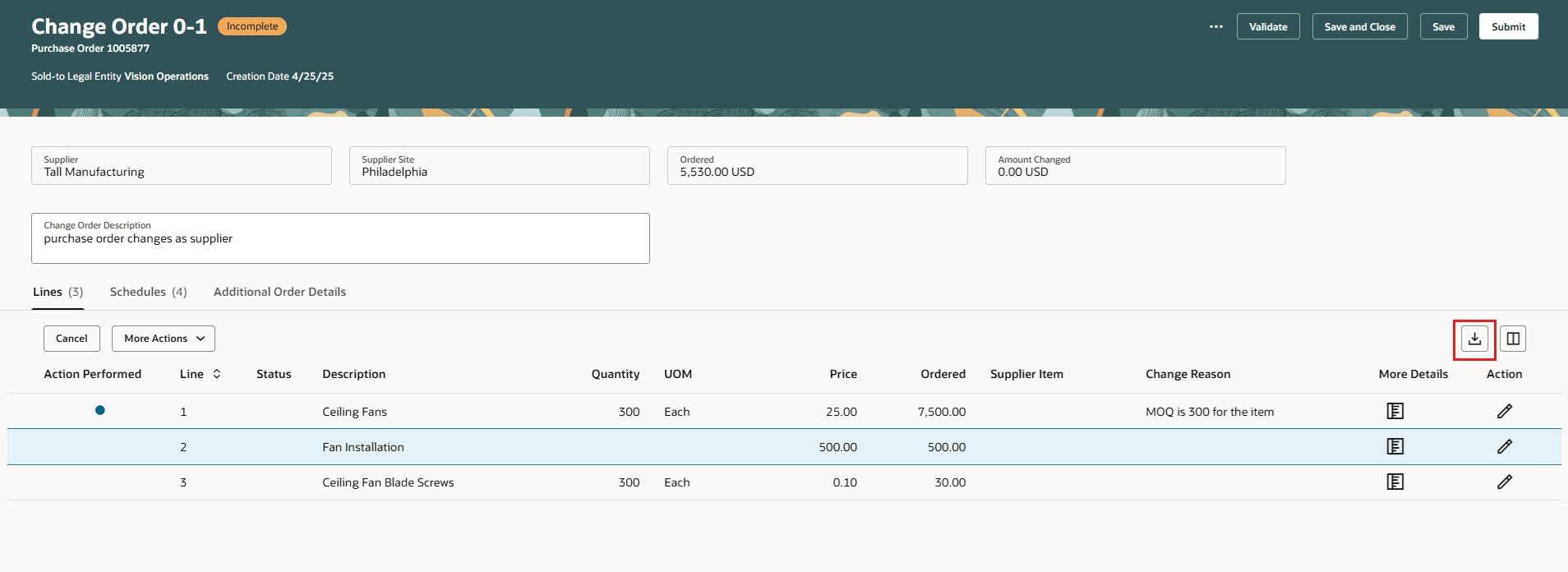 「Excelにエクスポート」アイコンを使用したExcelファイルのダウンロード&nbsp;