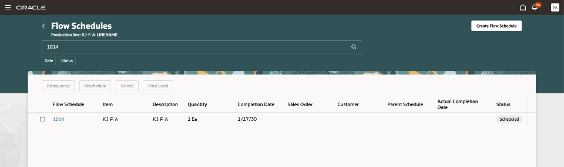 フロー・スケジュール詳細