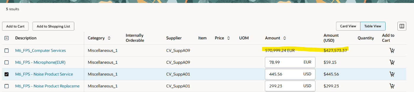 基本契約で更新が許可されない金額読取り専用