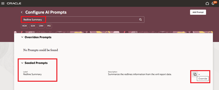 シード済プロンプトのオーバーライド