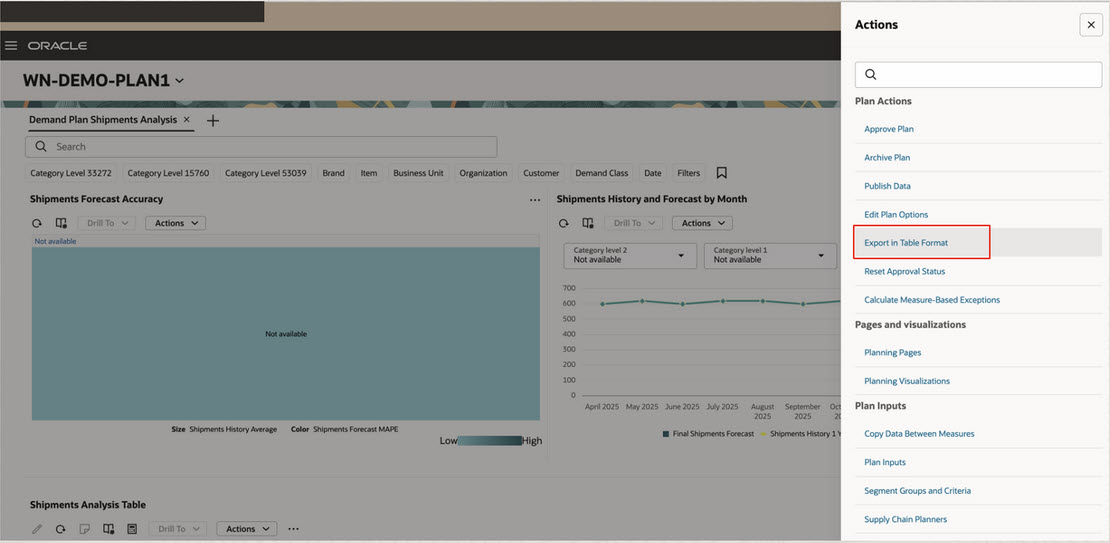 「処理」ドロワー