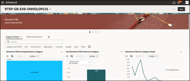 「サプライ・チェーン・プランニング」作業領域