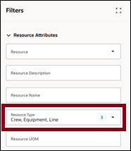 フィルタでの複数の値の選択によるフィルタリング