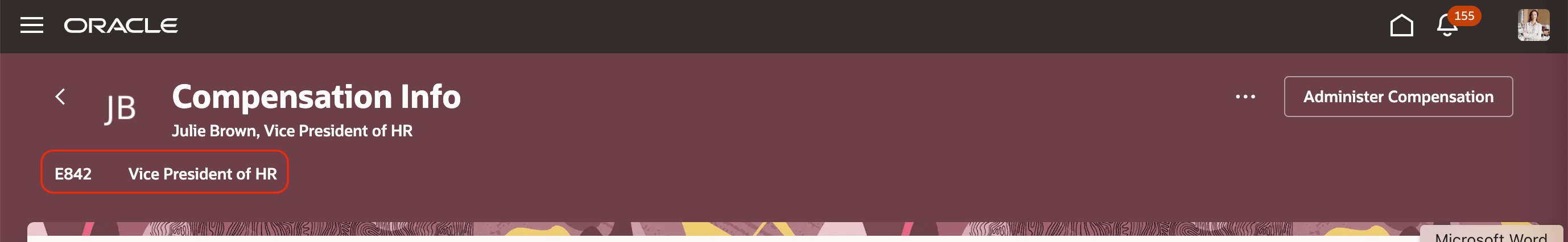 タイトルなしの個人ヘッダー属性を表示するページ