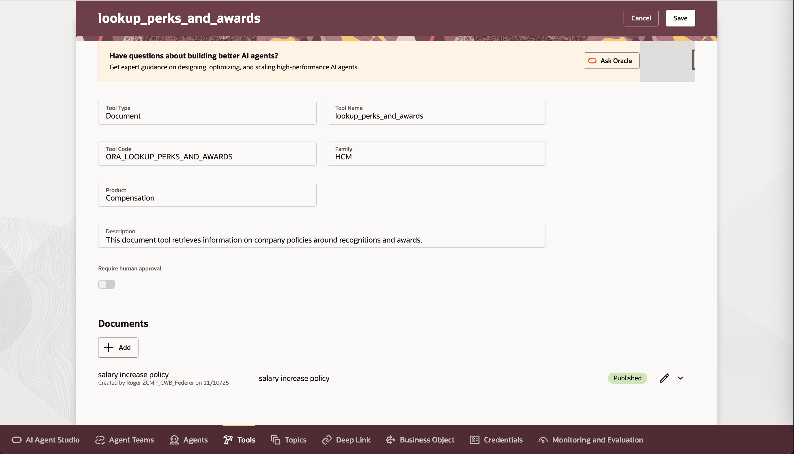 ツールに追加されたドキュメント
