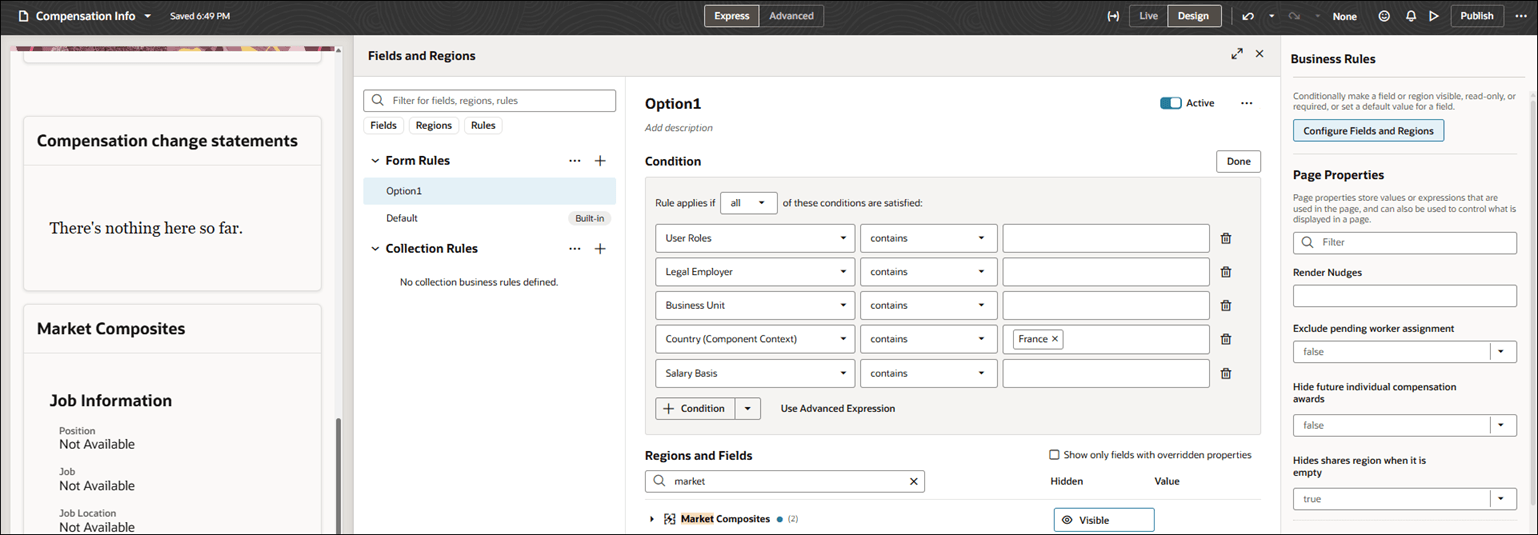 ビジネス・ルール: 市場複合