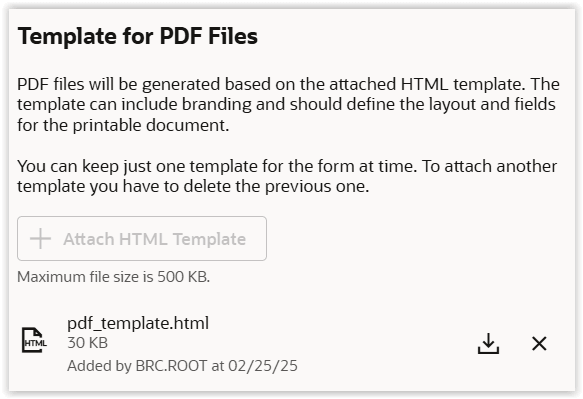 PDFテンプレート
