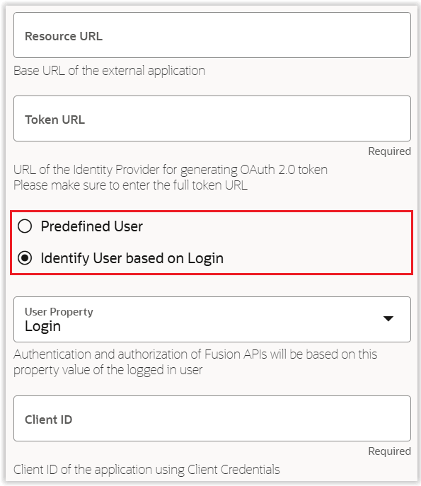 ログインに基づくアイデンティティ・ユーザー