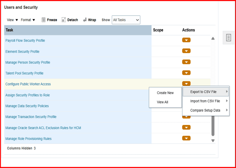 公開就業者アクセス・タスクの構成