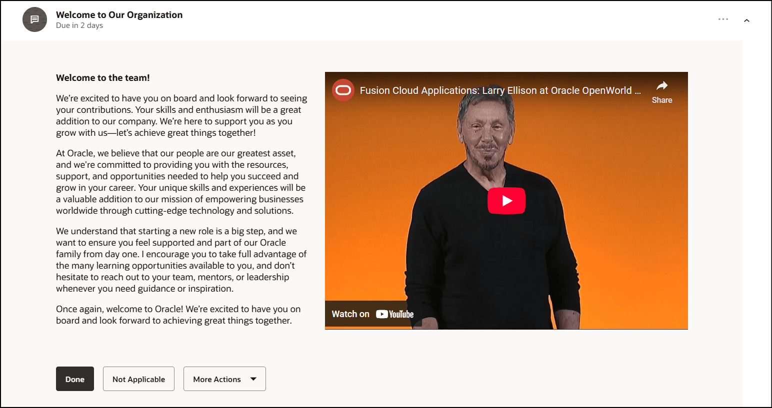 ジャーニからアクセスした詳細インストラクション・レイアウト