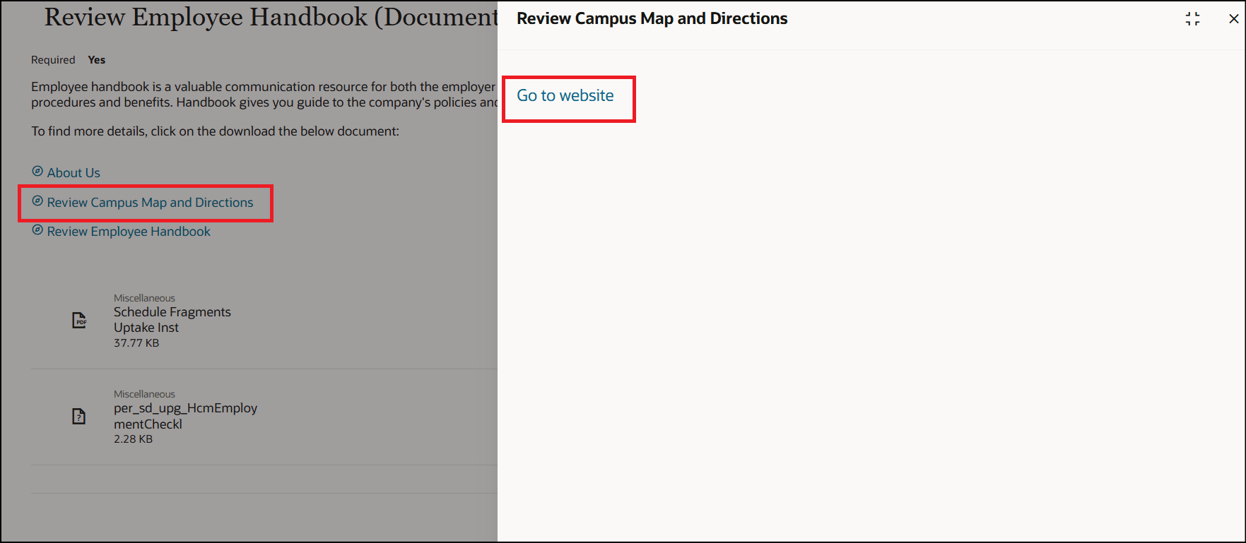 割当済ジャーニからのガイド付きジャーニ・タスクへのアクセス