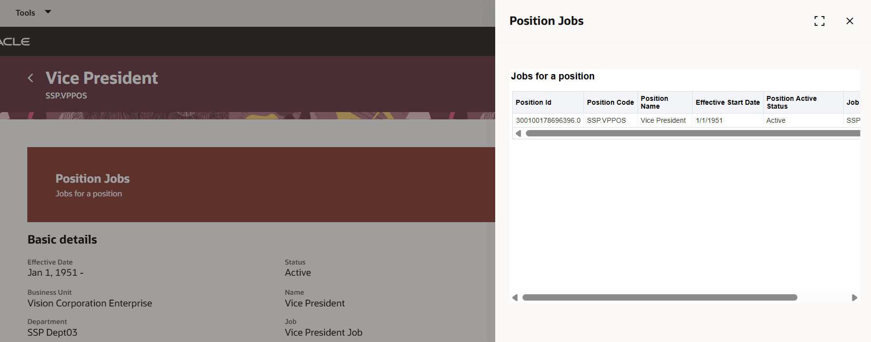 ページ・レベルのガイド付きジャーニのレポート結果を示すパネル・ドロワー