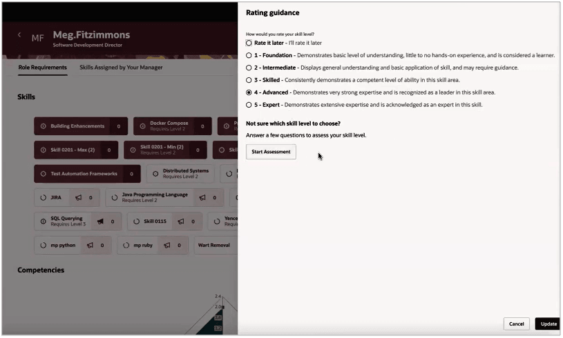 スキル・レベルの評価