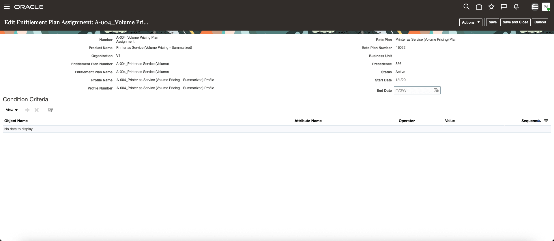 サービス内容プラン割当 - ボリューム評価