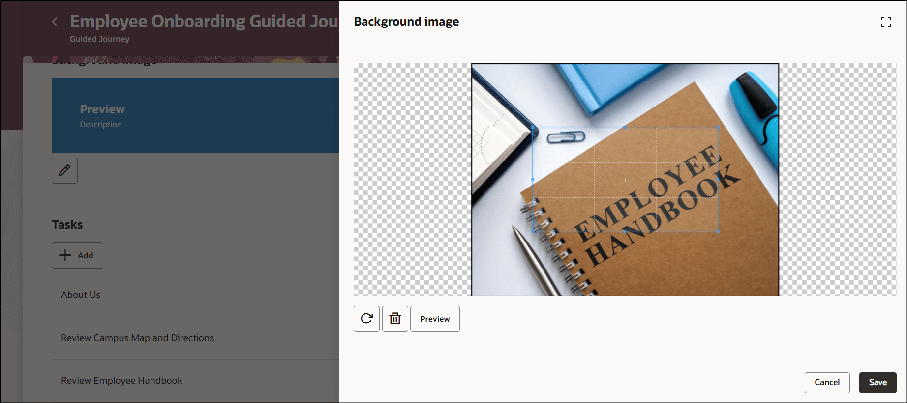 バックグラウンド・イメージを追加しました