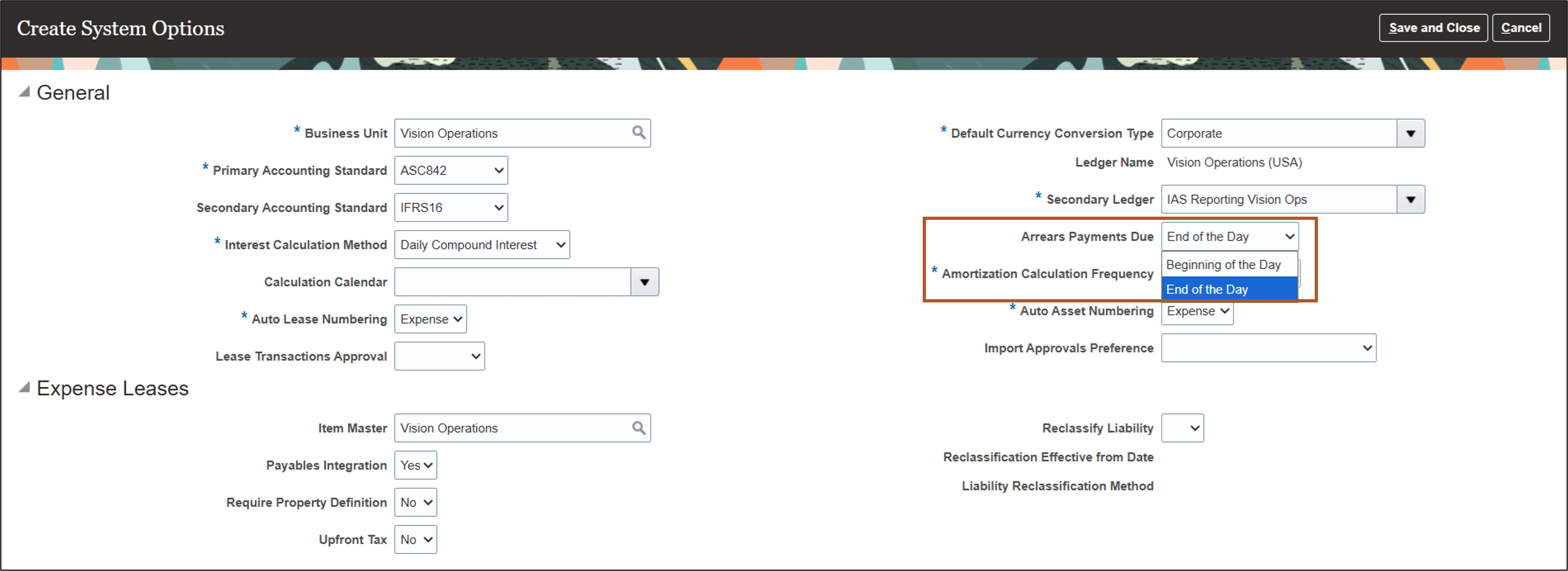 リース・システム・オプション