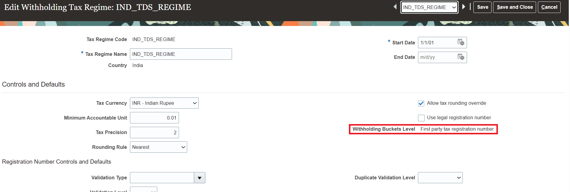 源泉徴収税制バケット・レベル