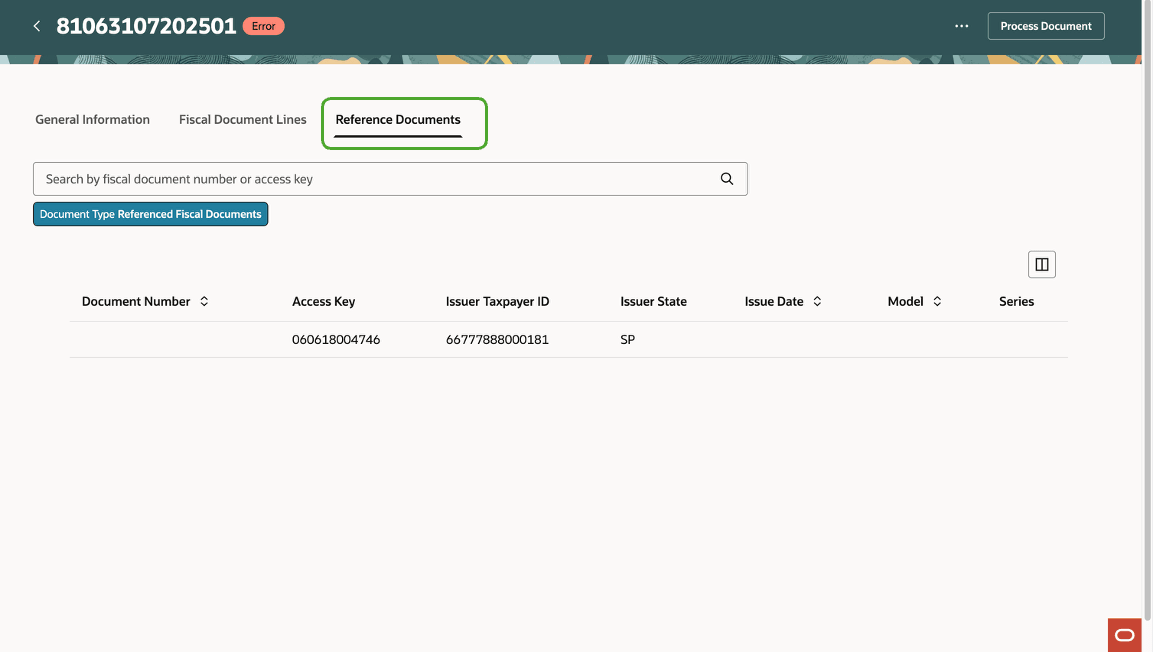 図5 - 参照文書の表示