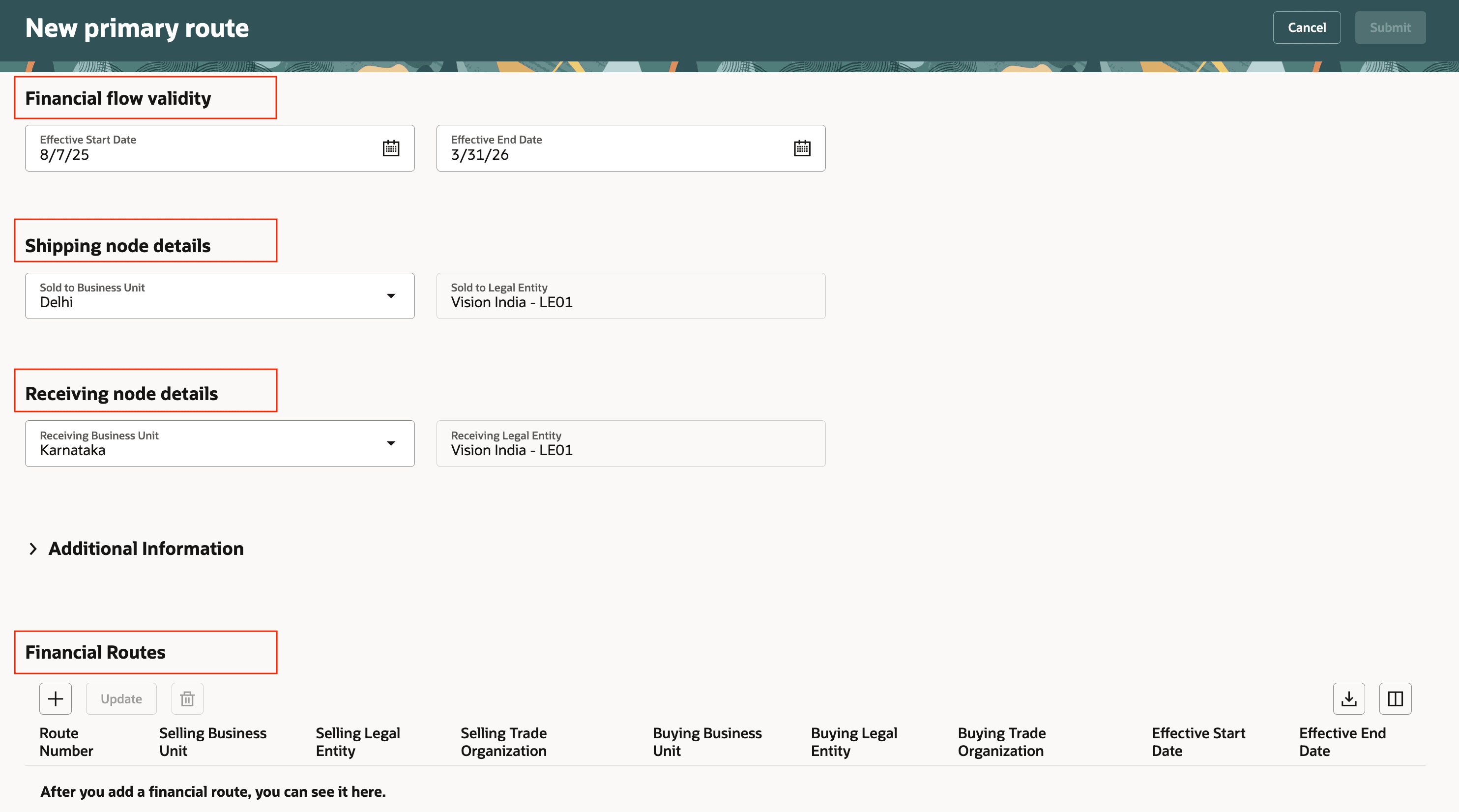 図4 - 新しいプライマリ・ルートと金融ルート