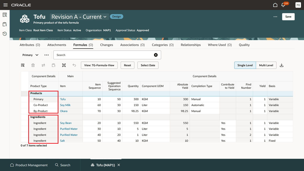 豆腐のフォーミュラ