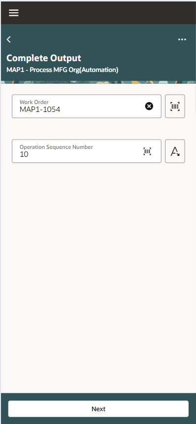 作業オーダー・オペレーションを検索